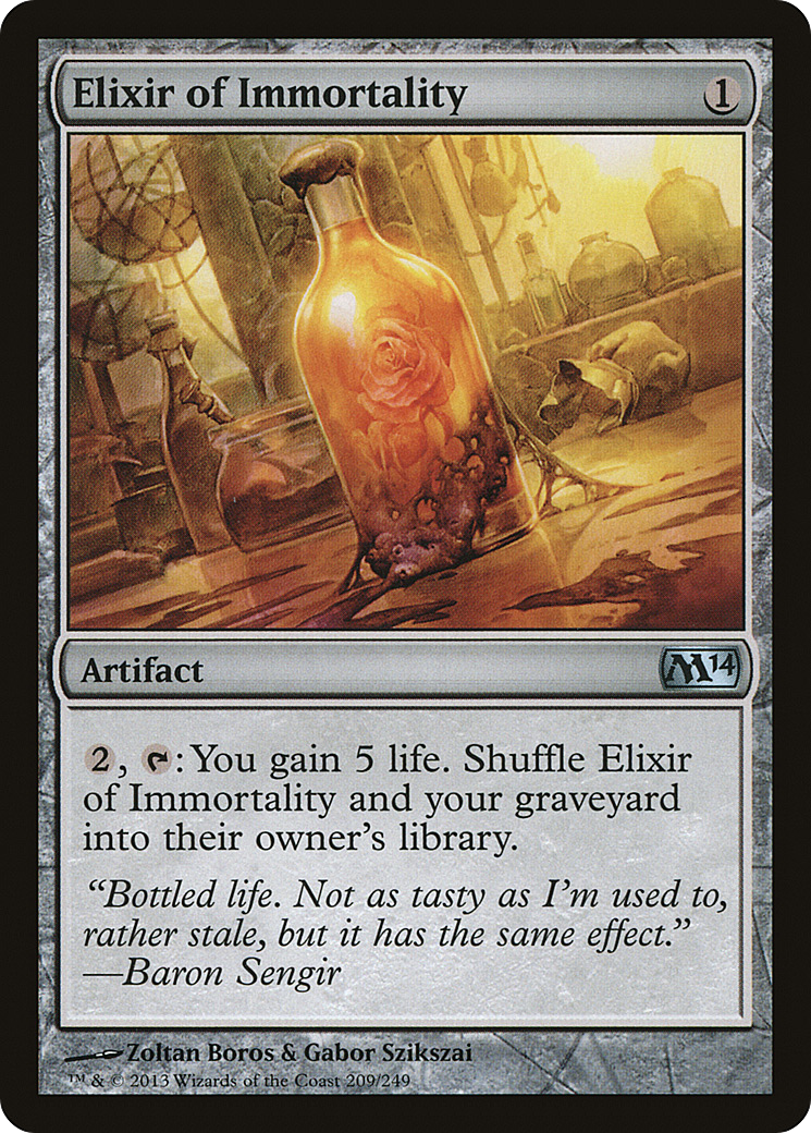 Image of Elixir of Immortality (M14-209) - Magic 2014 Foil