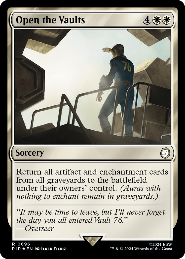 Image of Open the Vaults (Surge Foil) (PIP-696) - Fallout Foil