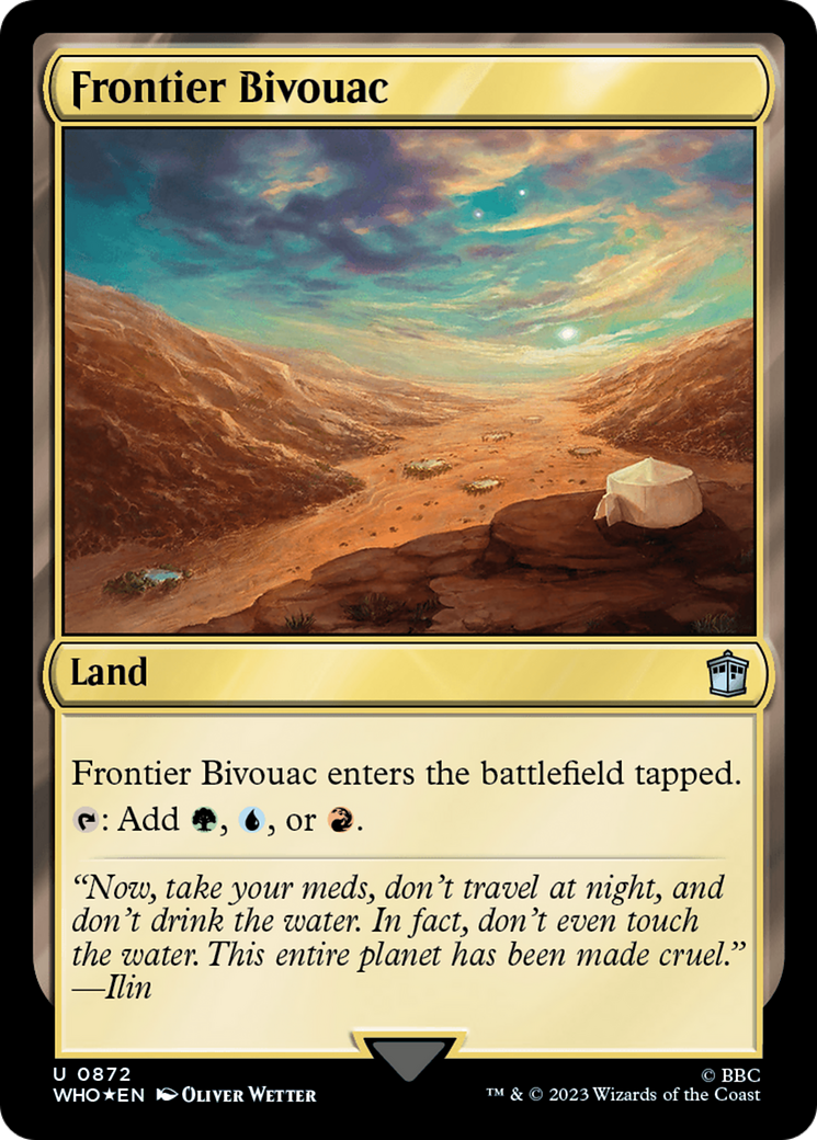 Image of Frontier Bivouac (Surge Foil) (WHO-872) - Doctor Who Foil