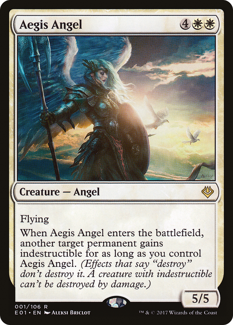 Image of Aegis Angel (AC2-001) - Archenemy: Nicol Bolas