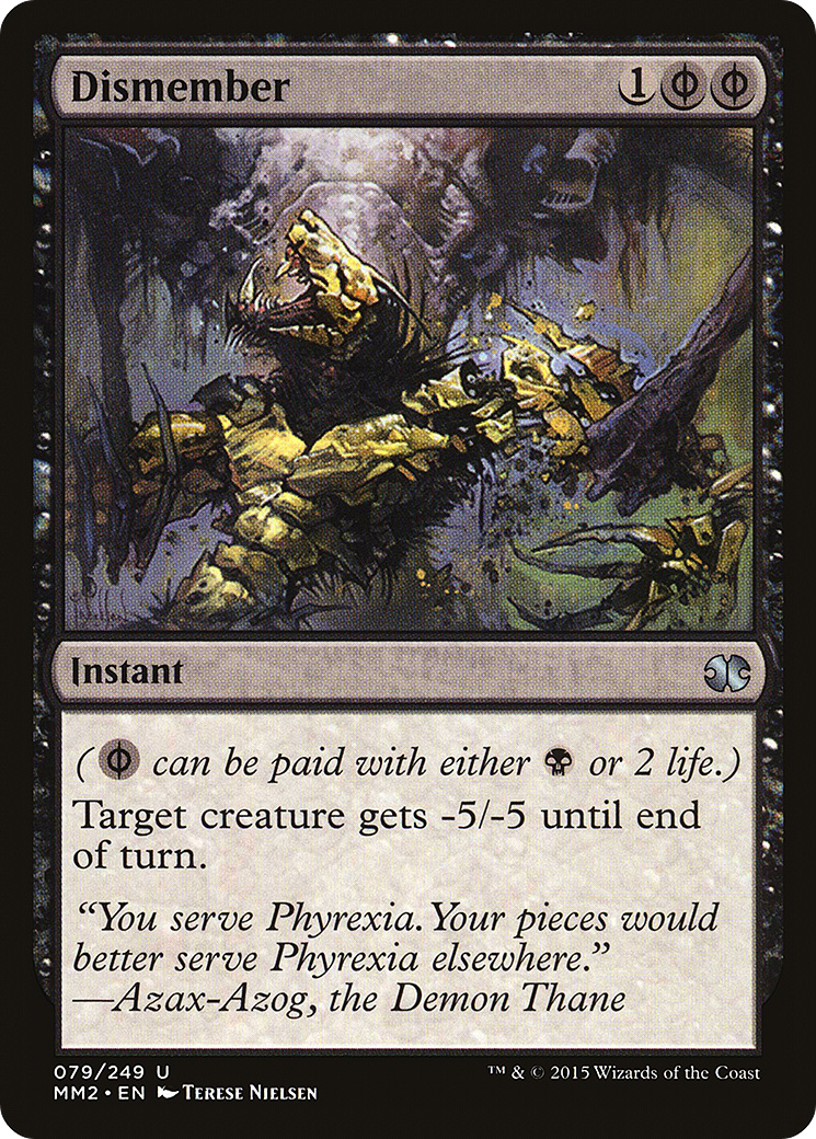 Image of Dismember (MM2-079) - Modern Masters 2015 Foil