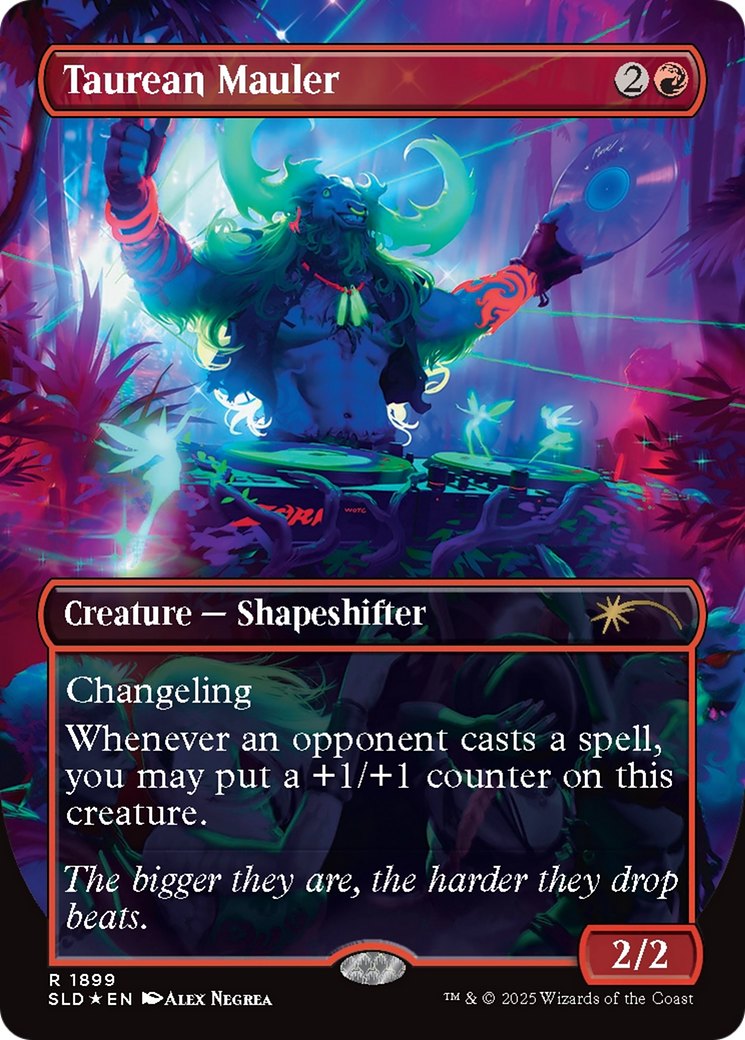 Image of Taurean Mauler (SLD-1899) - Secret Lair Drop (Borderless) Foil