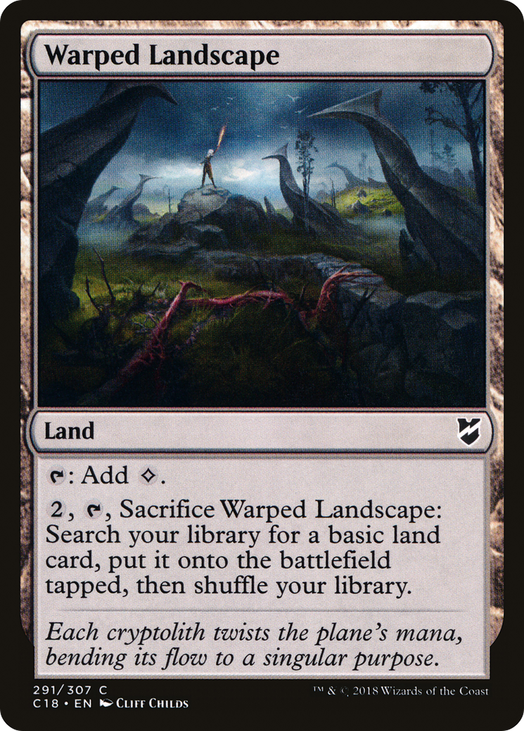 Image of Warped Landscape (C18-291) - Commander 2018