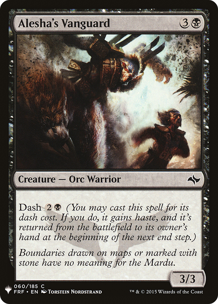 Image of Alesha's Vanguard (LIST-FRF-60) - The List
