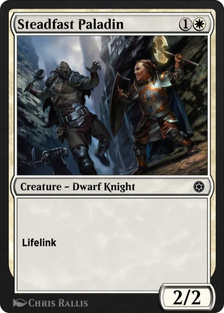 Image of Steadfast Paladin (HBG-103) - Alchemy Horizons: Baldur's Gate