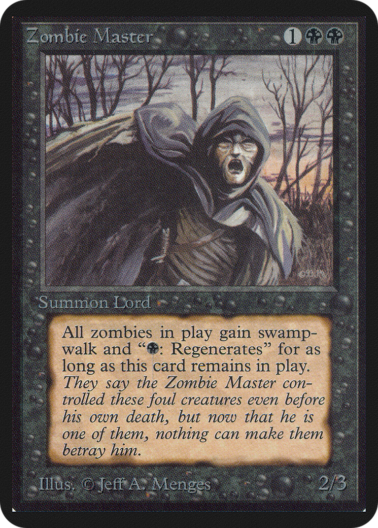 Image of Zombie Master (LEA-) - Limited Edition Alpha
