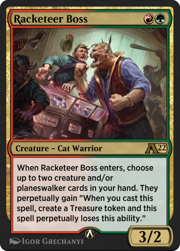 Image of Racketeer Boss (YSNC-025) - Alchemy: New Capenna