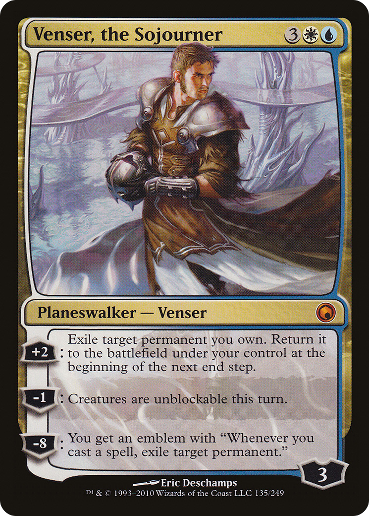 Image of Venser, the Sojourner (SOM-135) - Scars of Mirrodin