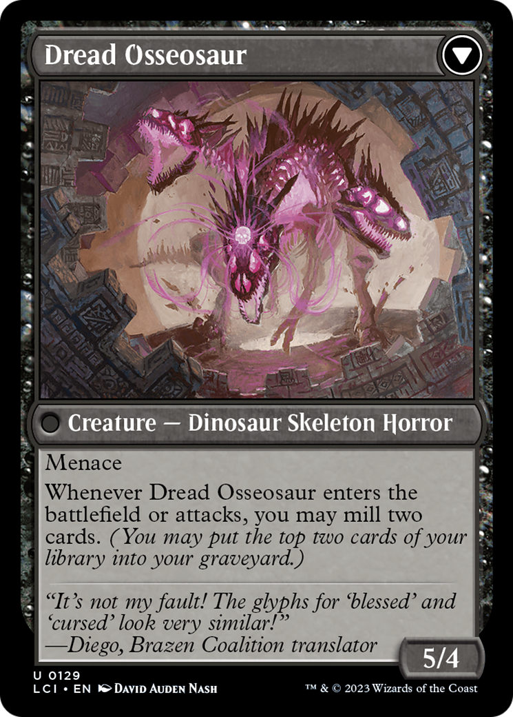 Image of Visage of Dread (LCI-129) - The Lost Caverns of Ixalan