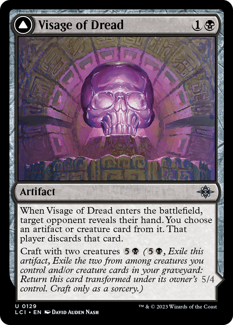 Image of Visage of Dread (LCI-129) - The Lost Caverns of Ixalan