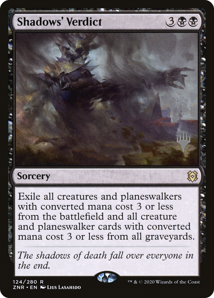 Image of Shadows' Verdict (PPZNR-124P) - Zendikar Rising Promos Foil