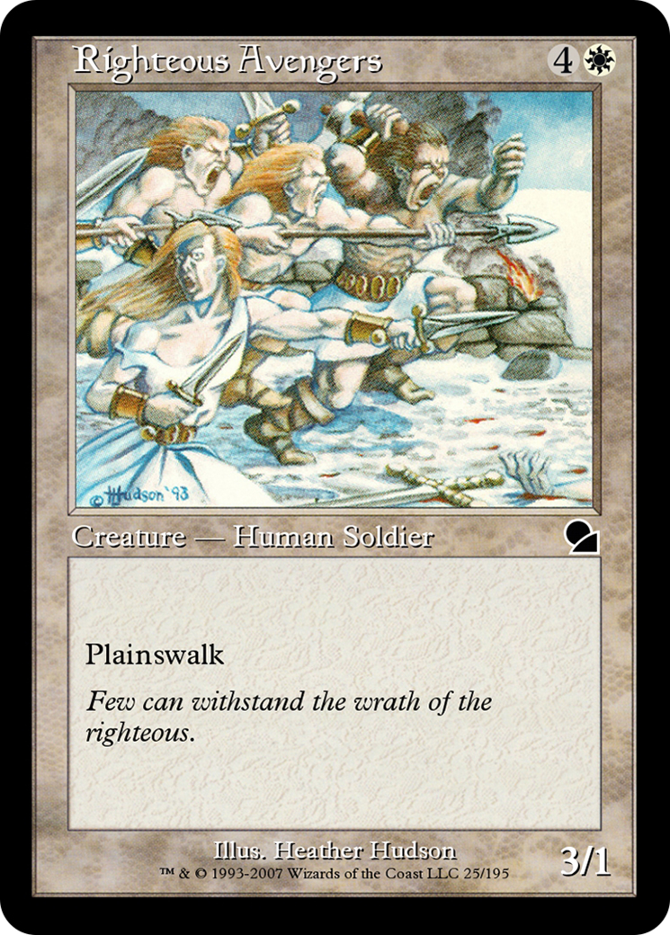 Image of Righteous Avengers (ME1-025) - Masters Edition