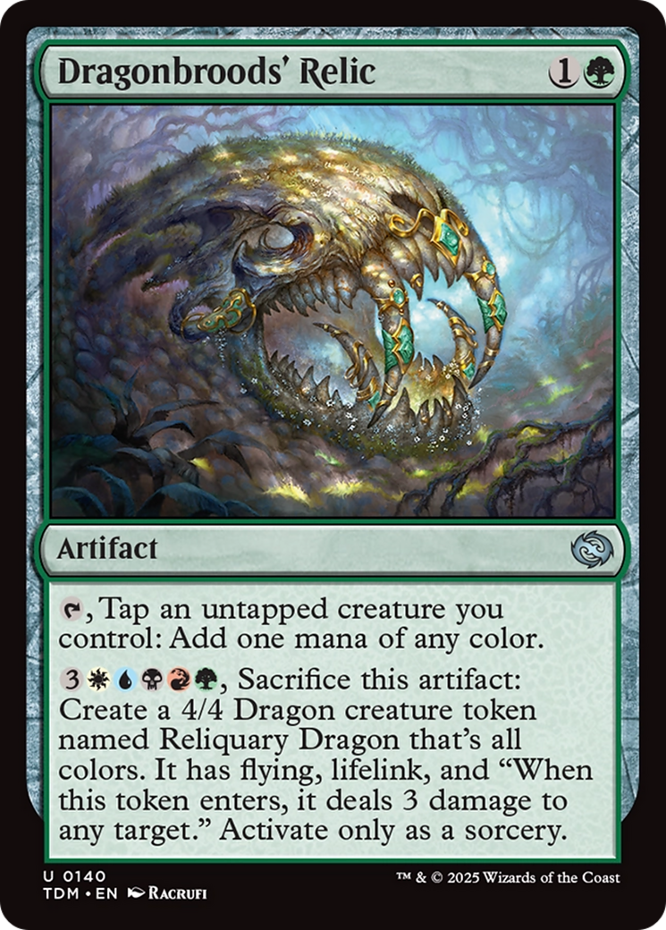 Image of Dragonbroods' Relic (TDM-140) - Tarkir: Dragonstorm