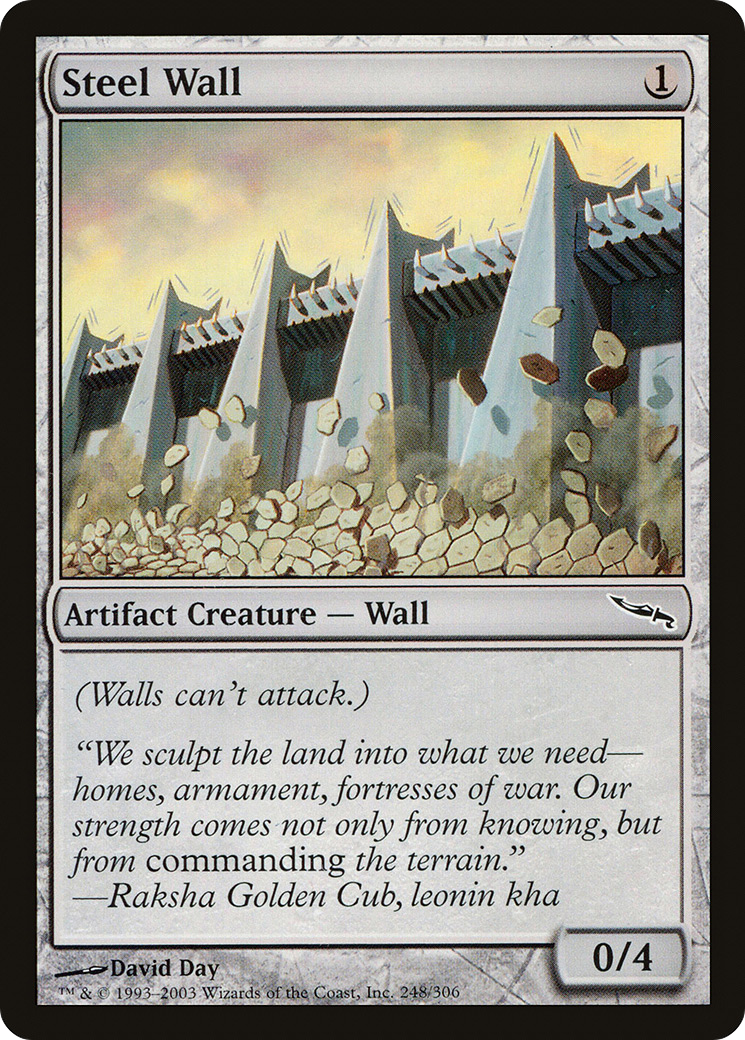 Image of Steel Wall (MRD-248) - Mirrodin
