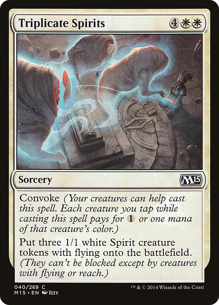 Image of Triplicate Spirits (M15-040) - Magic 2015