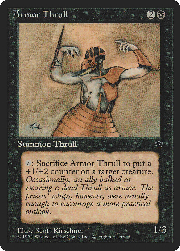 Image of Armor Thrull (Kirschner) (FEM-) - Fallen Empires