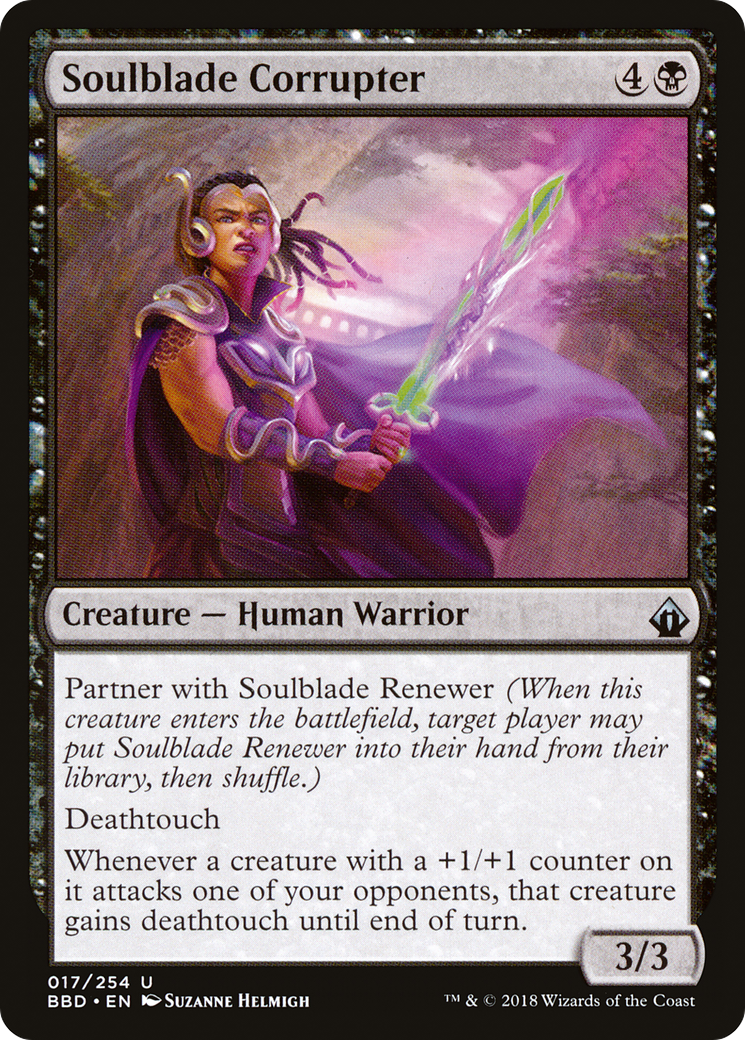 Image of Soulblade Corrupter (BBD-017) - Battlebond Foil