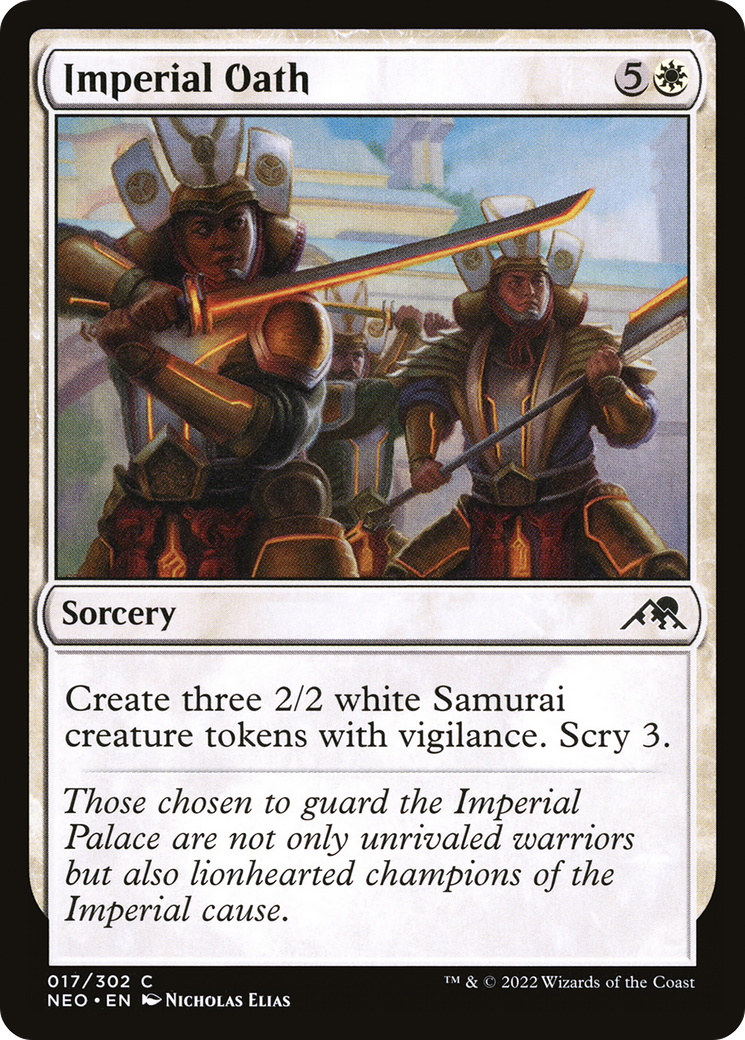 Image of Imperial Oath (NEO-017) - Kamigawa: Neon Dynasty