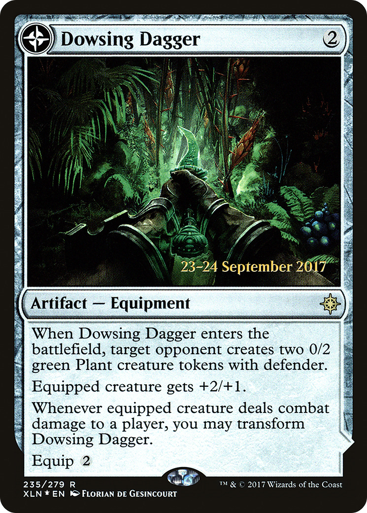 Image of Dowsing Dagger (PRE-235) - Ixalan Promos: (compasslanddfc) Foil