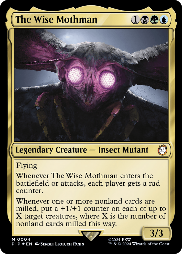Image of The Wise Mothman (PIP-004) - Fallout Foil