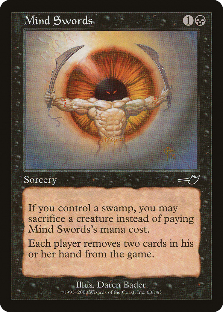 Image of Mind Swords (NMS-060) - Nemesis Foil