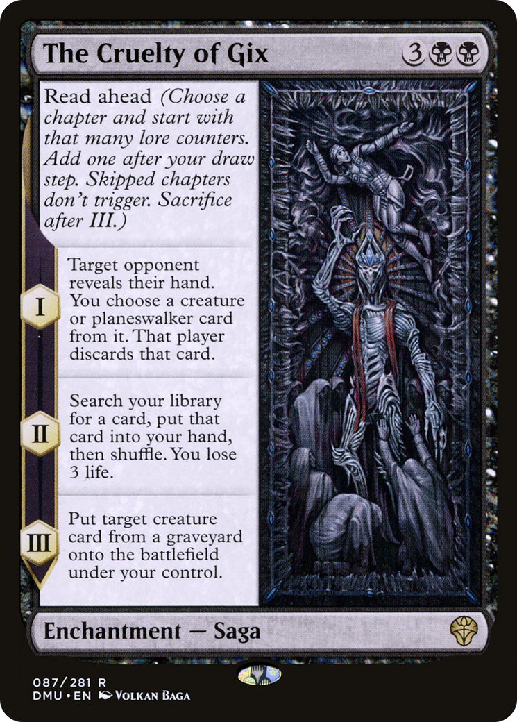 Image of The Cruelty of Gix (DMU-087) - Dominaria United
