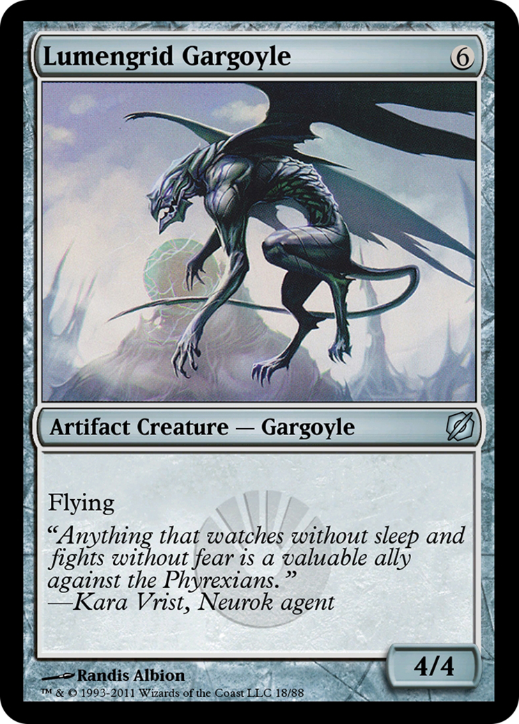 Image of Lumengrid Gargoyle (TD2-018) - Duel Decks: Mirrodin Pure vs. New Phyrexia