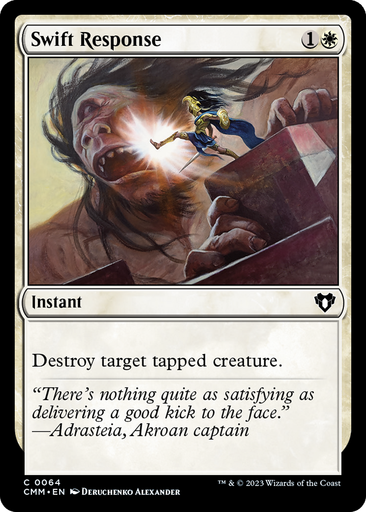 Image of Swift Response (CMM-064) - Commander Masters