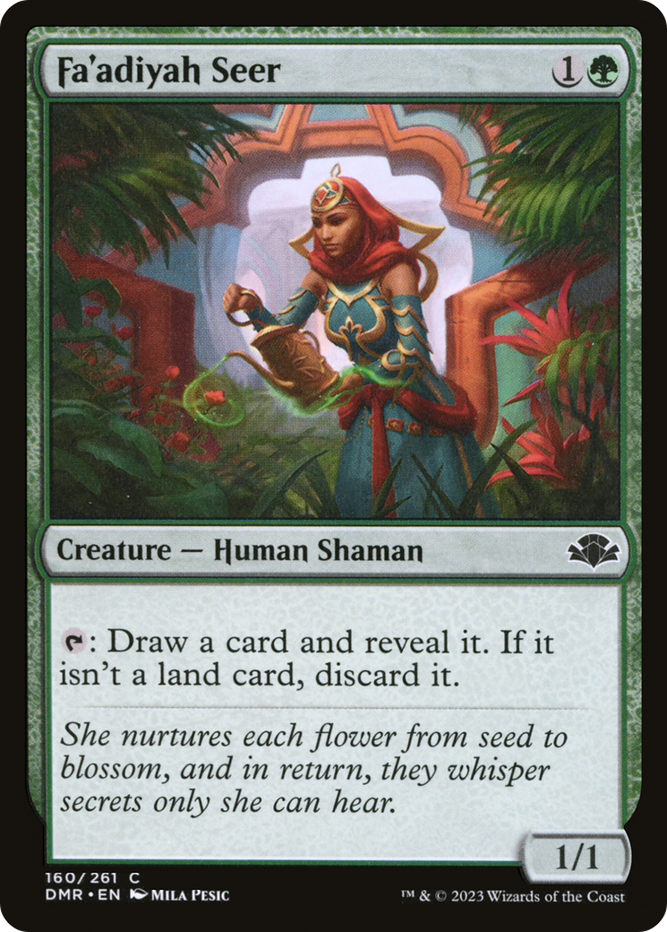 Image of Fa'adiyah Seer (DMR-160) - Dominaria Remastered Foil