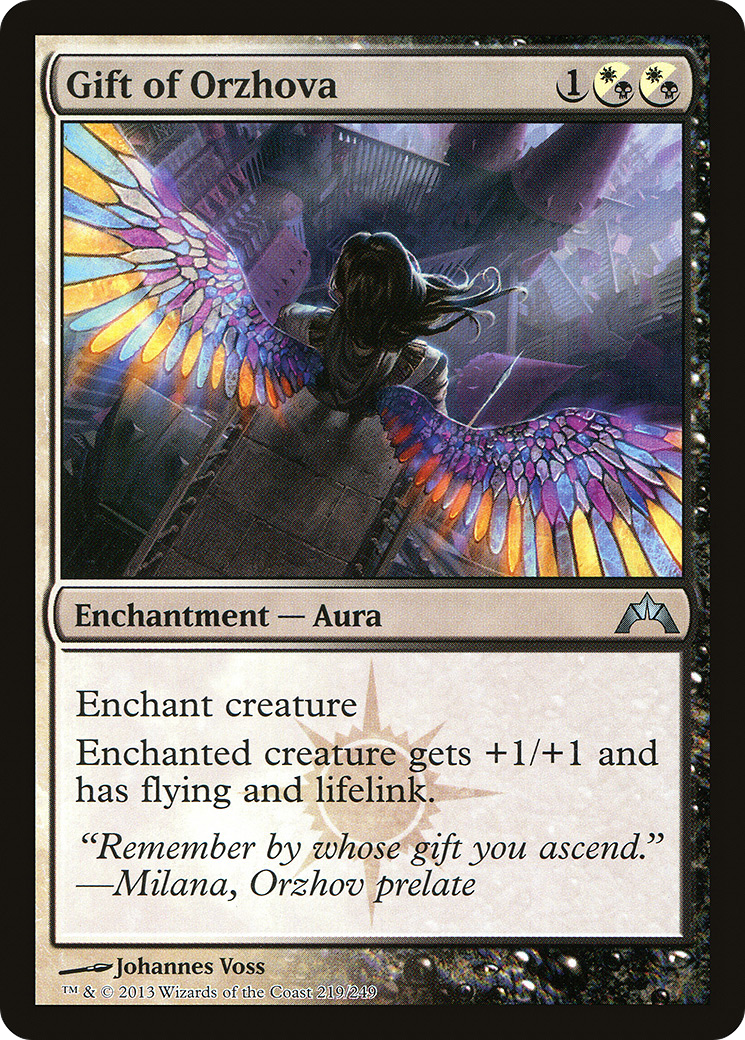 Image of Gift of Orzhova (GTC-219) - Gatecrash Foil