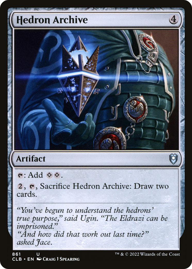 Image of Hedron Archive (CLB-861) - Commander Legends: Battle for Baldur's Gate