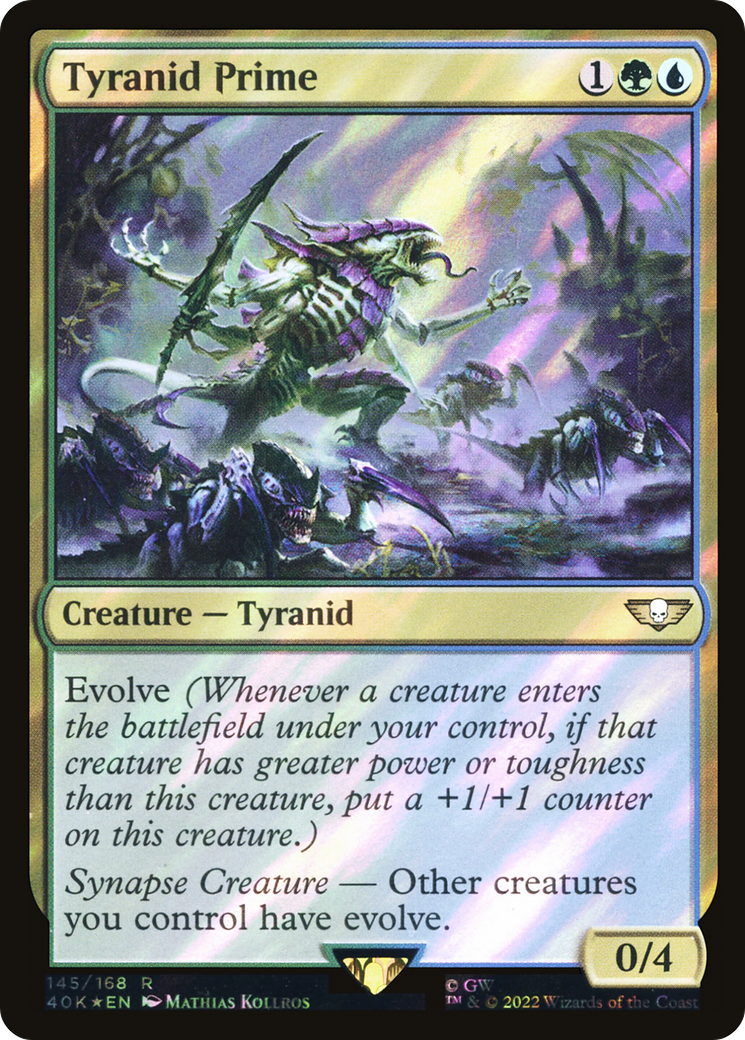 Image of Tyranid Prime (Surge Foil) (40K-145) - Warhammer 40,000 Commander Foil