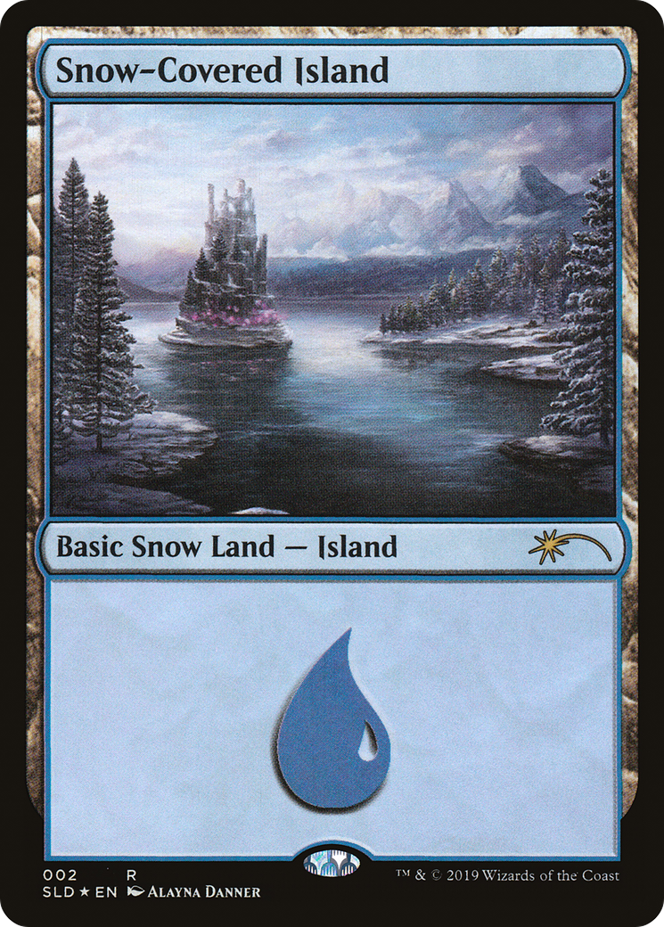 Image of Snow-Covered Island (2) (SLD-002) - Secret Lair Drop Foil