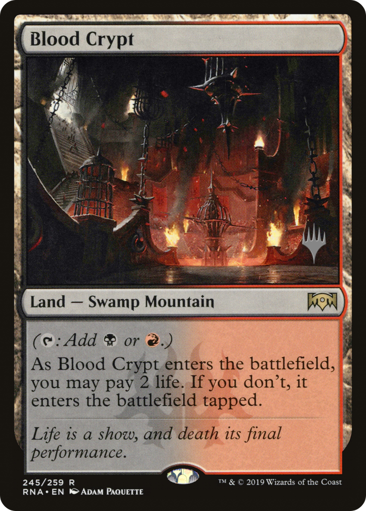 Image of Blood Crypt (PPELD-245) - Ravnica Allegiance Promos