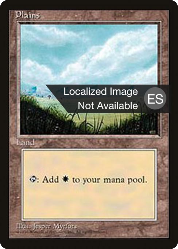 Image of Plains (A) (4BB-188) - Fourth Edition Foreign Black Border