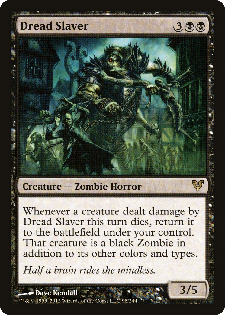 Image of Dread Slaver (AVR-098) - Avacyn Restored Foil