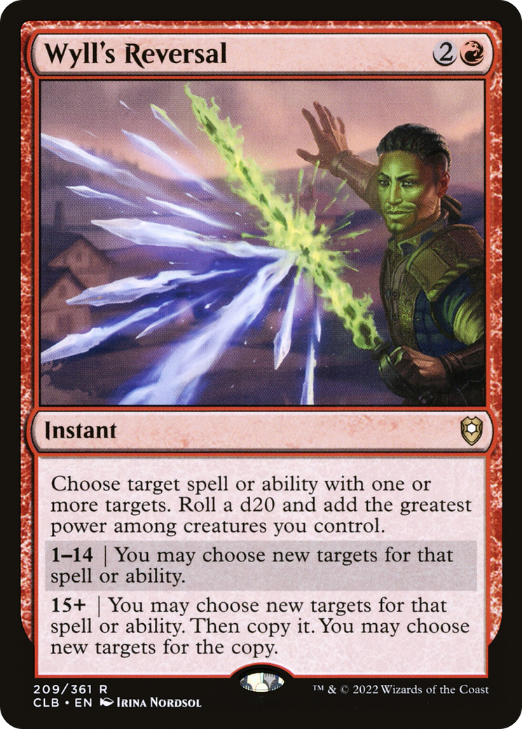 Image of Wyll's Reversal (CLB-209) - Commander Legends: Battle for Baldur's Gate
