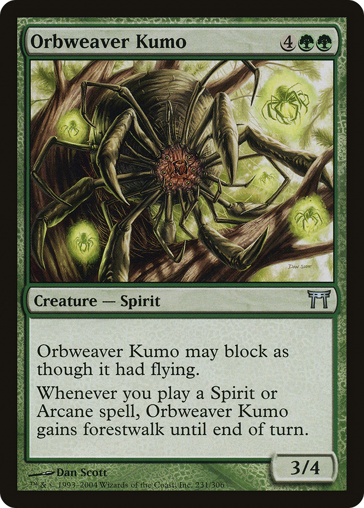 Image of Orbweaver Kumo (CHK-231) - Champions of Kamigawa Foil