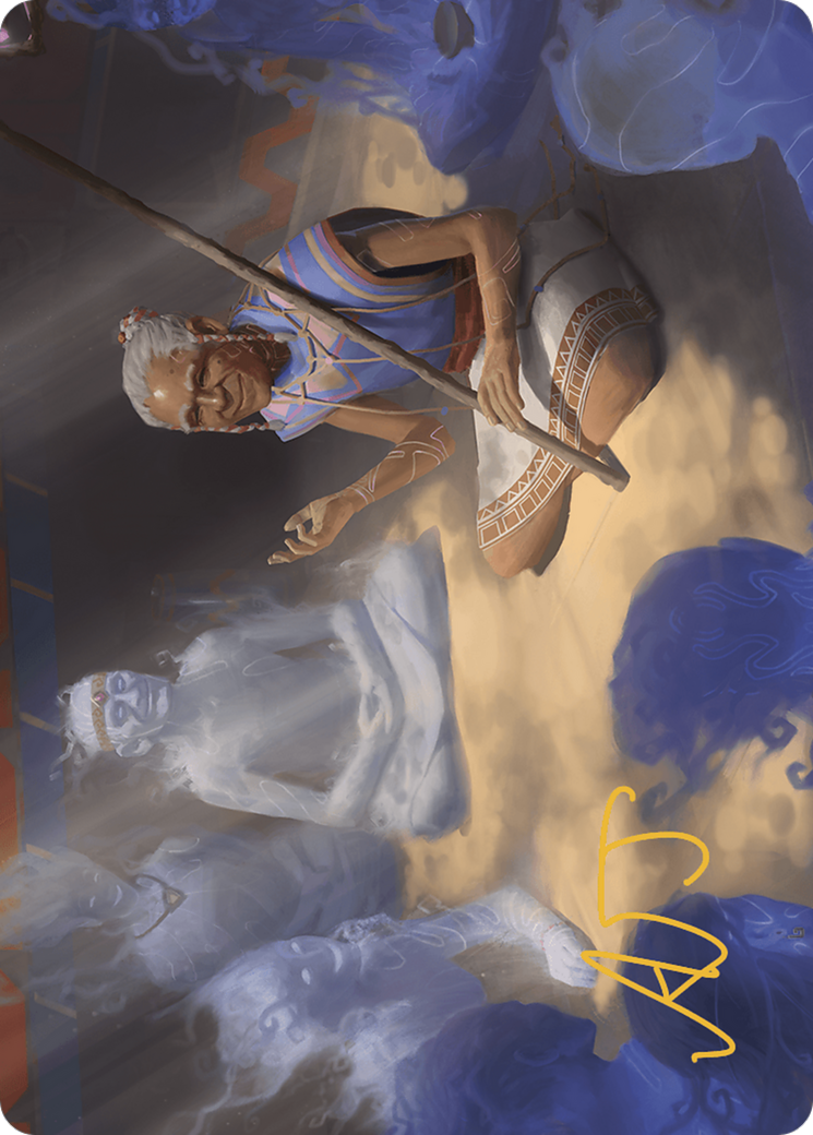 Image of Ancestral Reminiscence // Ancestral Reminiscence (ALCI-009) - The Lost Caverns of Ixalan Art Series (Borderless) Foil