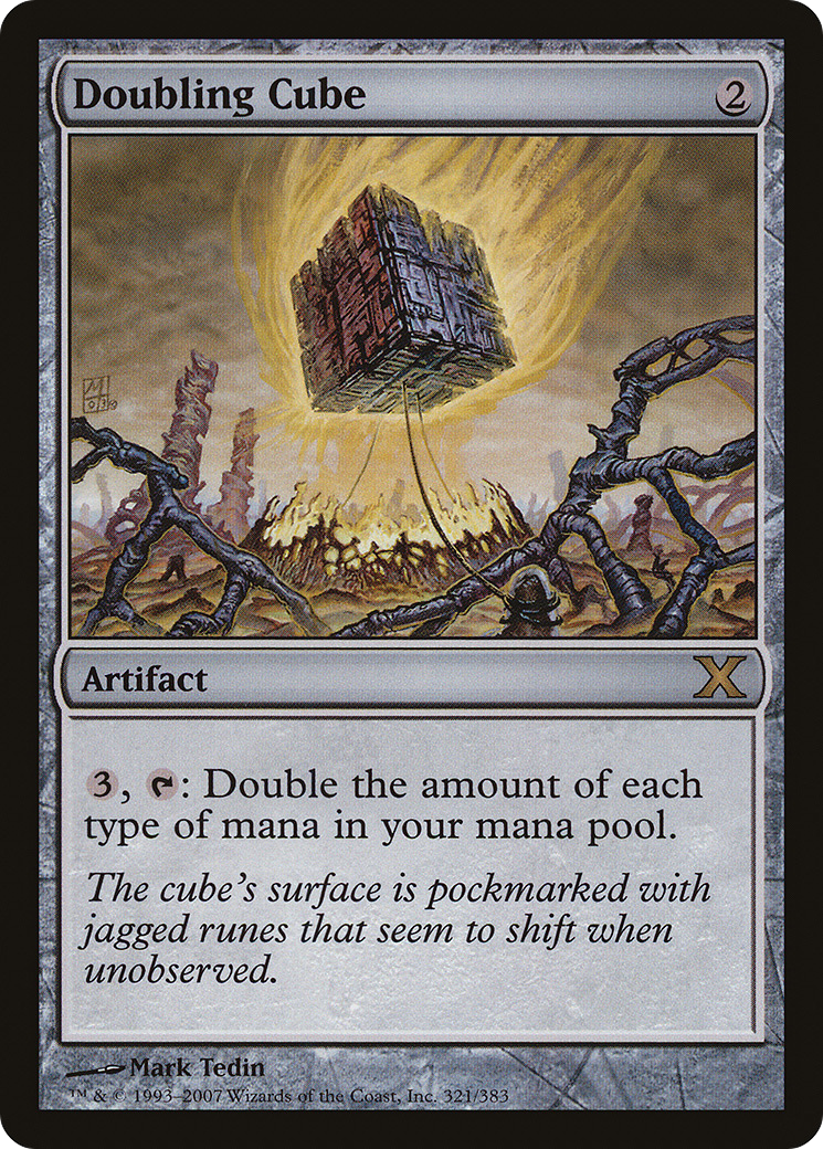 Image of Doubling Cube (10E-321) - Tenth Edition Foil