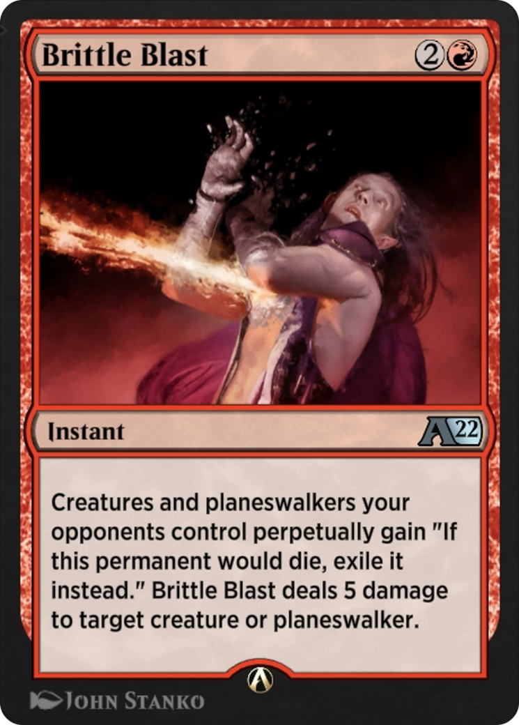 Image of Brittle Blast (Y22-037) - Alchemy: Innistrad