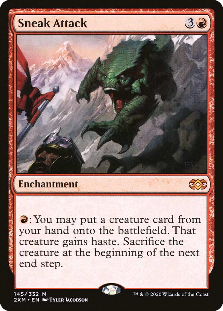Image of Sneak Attack (2XM-145) - Double Masters Foil