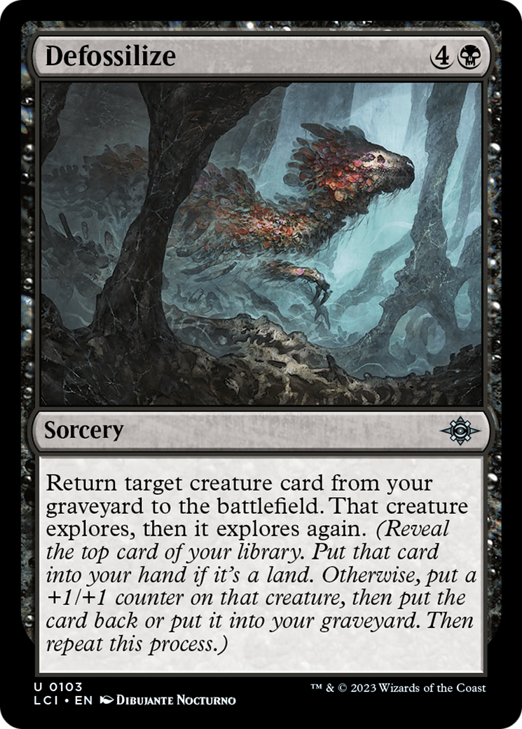 Image of Defossilize (LCI-103) - The Lost Caverns of Ixalan Foil