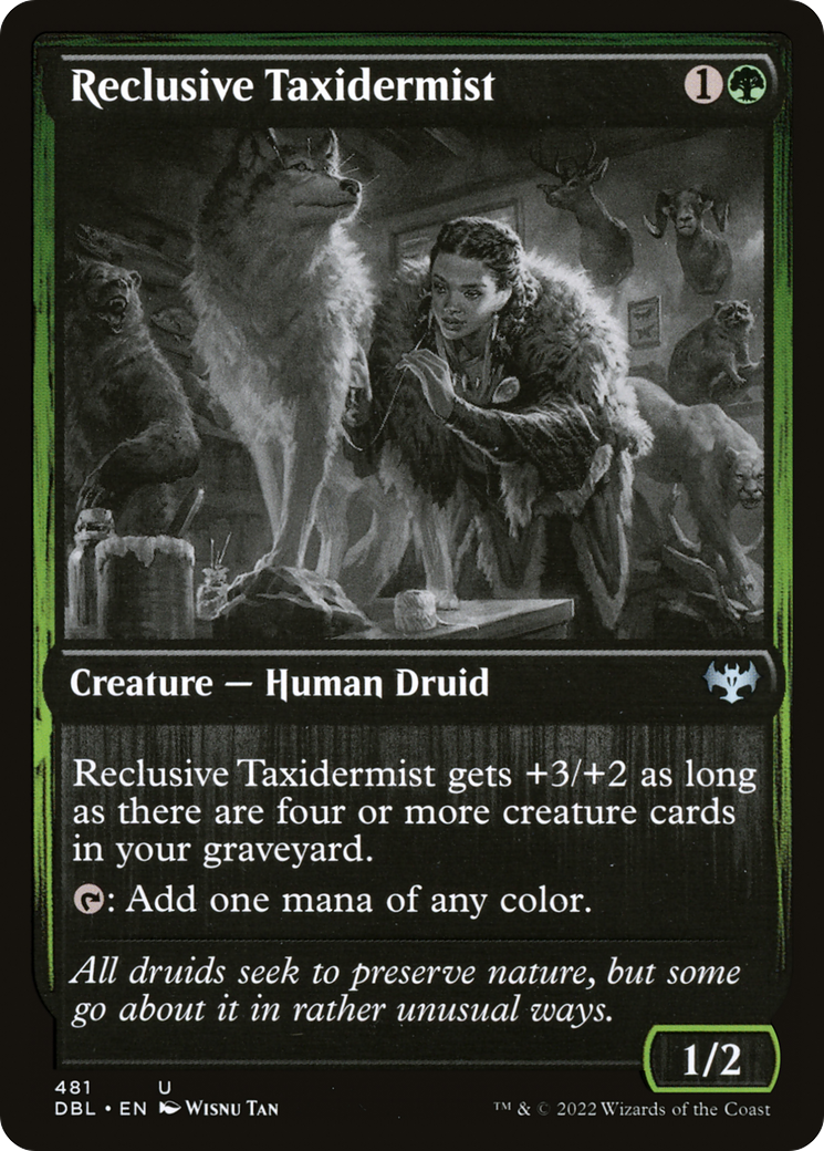 Image of Reclusive Taxidermist (DBL-481) - Innistrad: Double Feature Foil