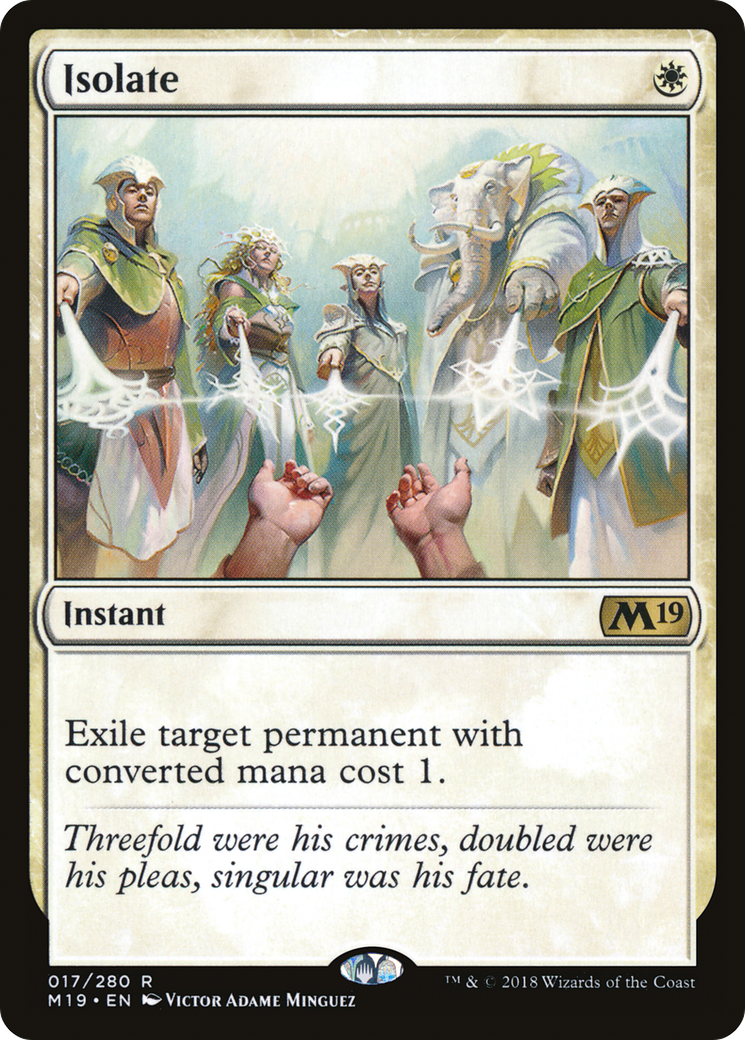 Image of Isolate (M19-017) - Core Set 2019