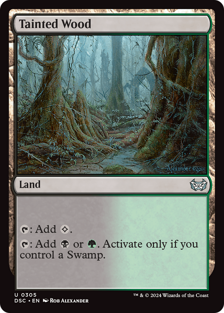 Image of Tainted Wood (DSC-305) - Duskmourn: House of Horror Commander