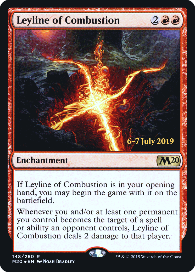Image of Leyline of Combustion (PRE-148) - Core Set 2020 Promos Foil