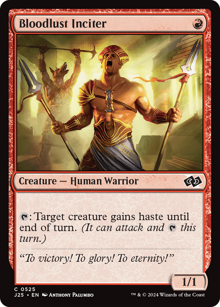 Image of Bloodlust Inciter (J25-525) - Foundations Jumpstart