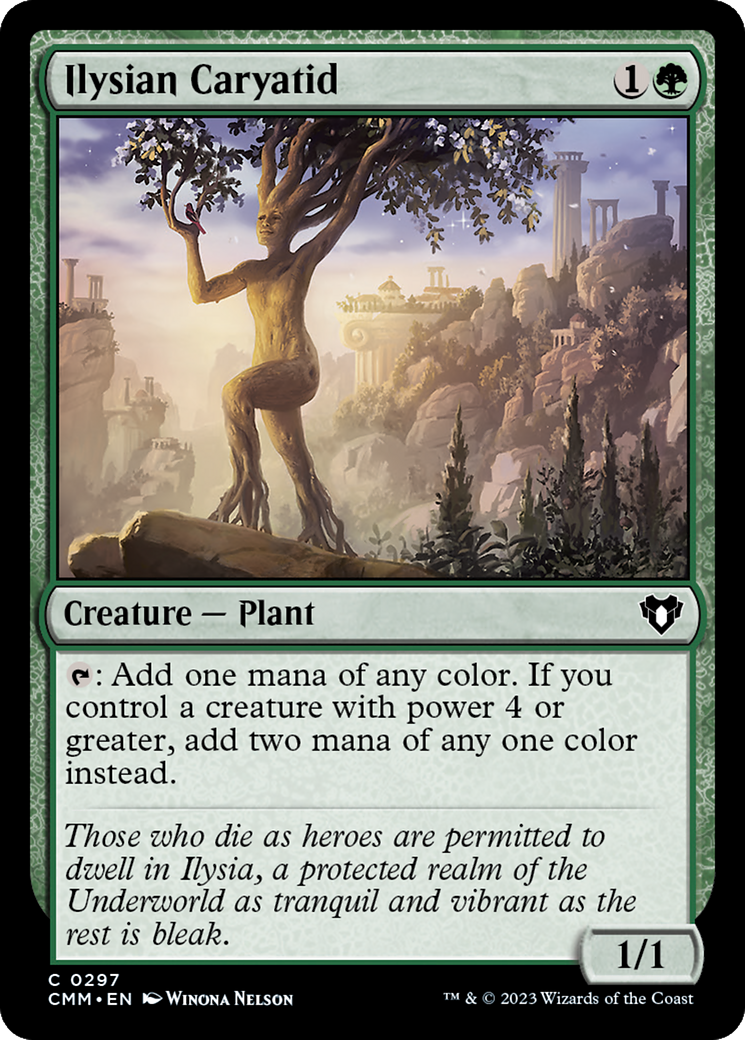 Image of Ilysian Caryatid (CMM-297) - Commander Masters Foil