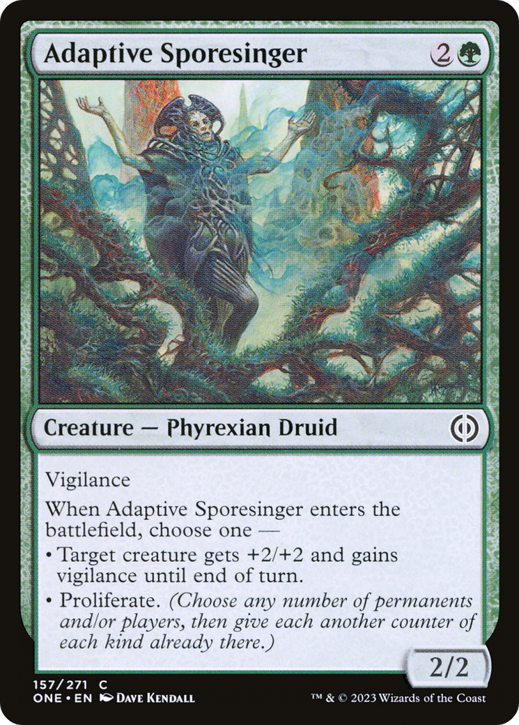 Image of Adaptive Sporesinger (ONE-157) - Phyrexia: All Will Be One